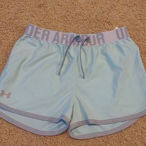Girls UA athletic shorts